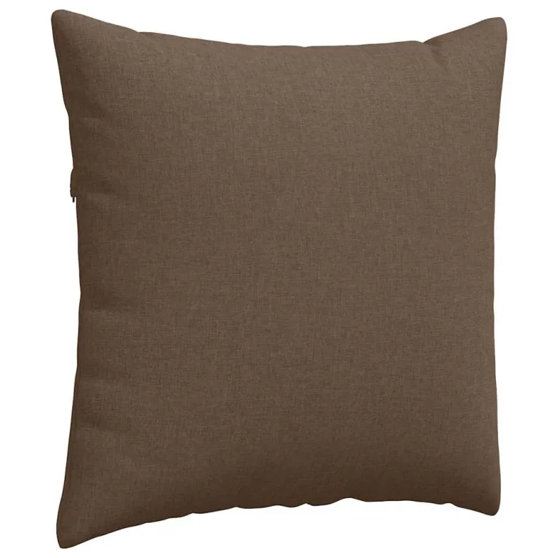 Sofa Pagalvės 2 pcs Ruda 60 x 60 cm audinys