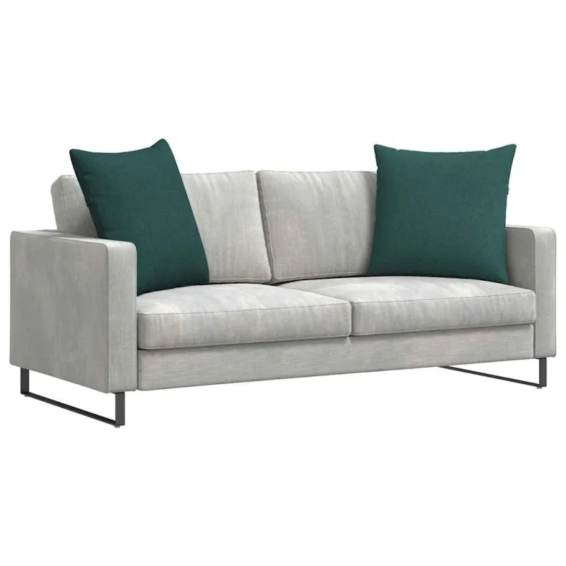 Sofa Pagalvės 2 pcs Tamsiai žalia 60 x 60 cm audinys