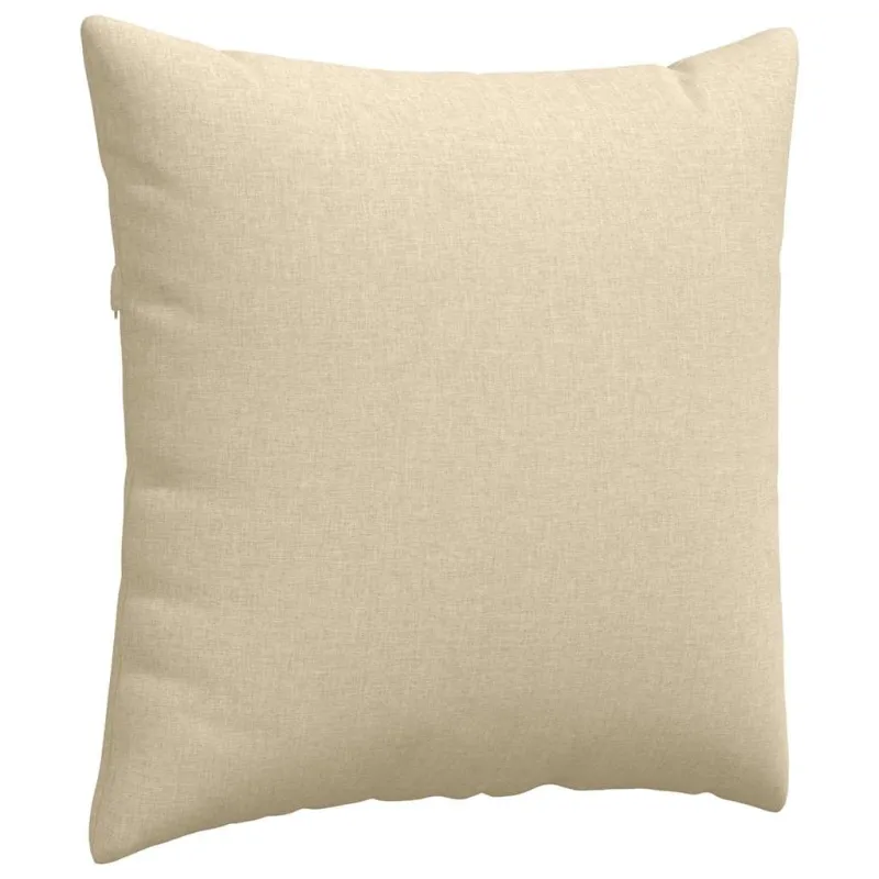 Sofa Pagalvės 2 pcs Kreminė 60 x 60 cm audinys