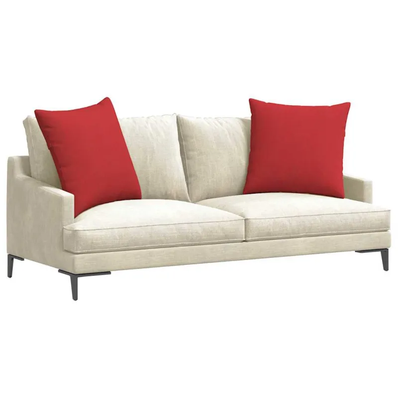 Sofa Pagalvės 2 pcs Raudona 60 x 60 cm audinys