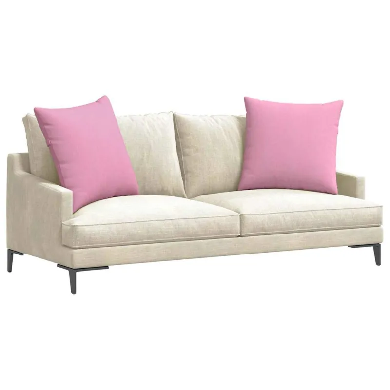 Sofa Pagalvės 2 pcs Rožinė 60 x 60 cm audinys