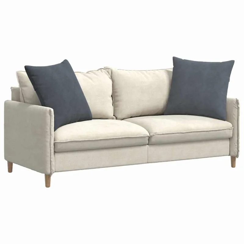Sofa Pagalvės 2 pcs Tamsiai pilka 60 x 60 cm Kordūrinis audinys