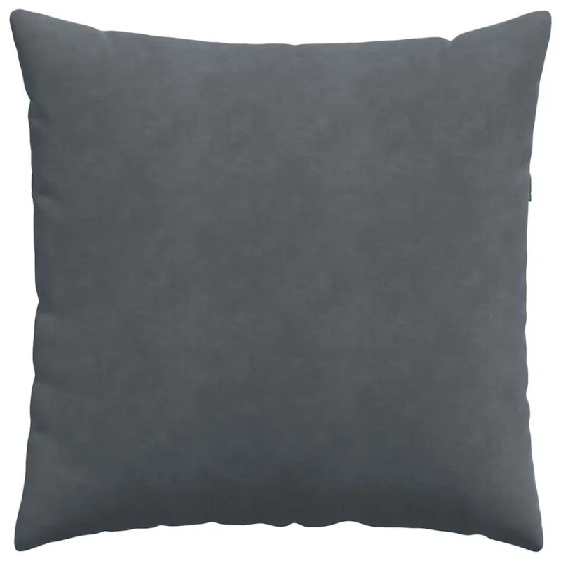 Sofa Pagalvės 2 pcs Tamsiai pilka 60 x 60 cm Kordūrinis audinys