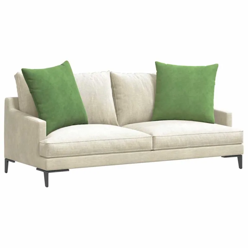 Sofa Pagalvės 2 pcs Šviesiai žalia 60 x 60 cm