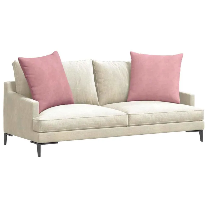 Sofa Pagalvės 2 pcs Rožinė 60 x 60 cm Kordūrinis audinys