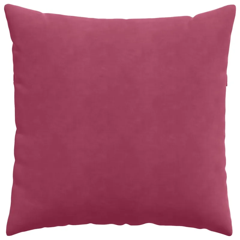 Sofa Pagalvės 2 pcs Vyno raudona 60 x 60 cm Kordūrinis audinys