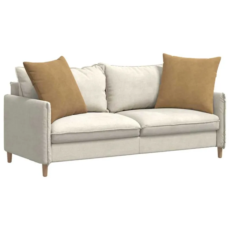 Sofa Pagalvės 2 pcs Ruda 60 x 60 cm Kordūrinis audinys