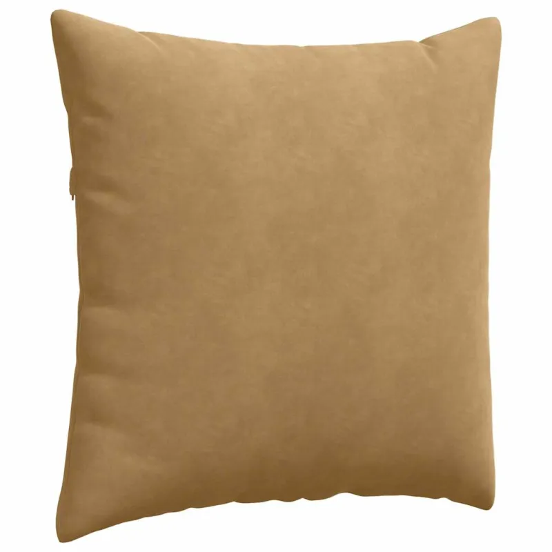 Sofa Pagalvės 2 pcs Ruda 60 x 60 cm Kordūrinis audinys