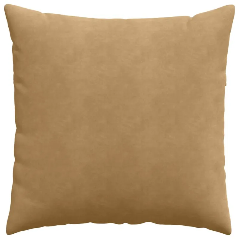 Sofa Pagalvės 2 pcs Ruda 60 x 60 cm Kordūrinis audinys