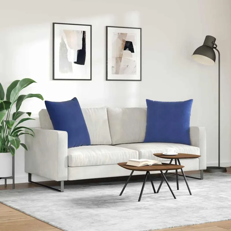 Sofa Pagalvės 2 pcs Policijos mėlyna 60 x 60 cm
