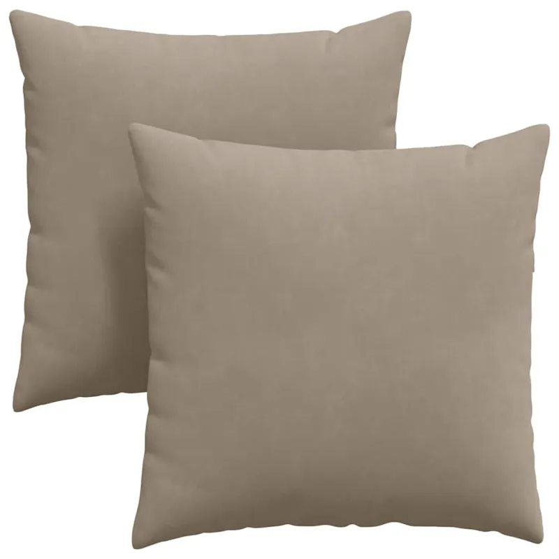 Sofa Pagalvės 2 pcs Taupe 60 x 60 cm audinys