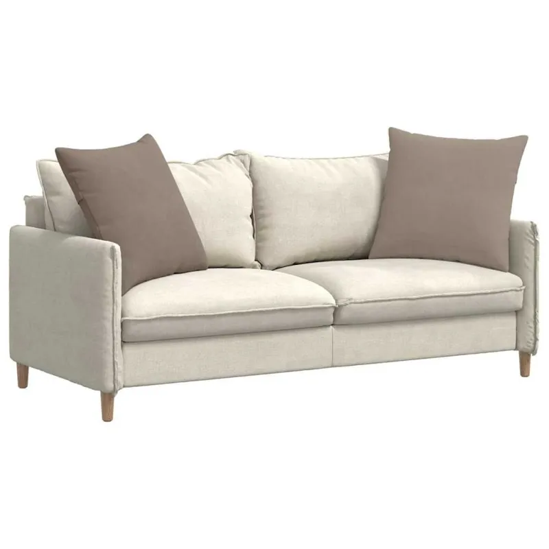 Sofa Pagalvės 2 pcs Taupe 60 x 60 cm audinys