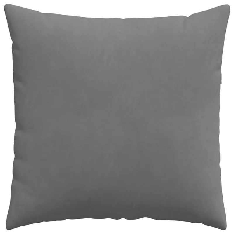 Sofa Pagalvės 2 pcs Tamsiai pilka 60 x 60 cm audinys