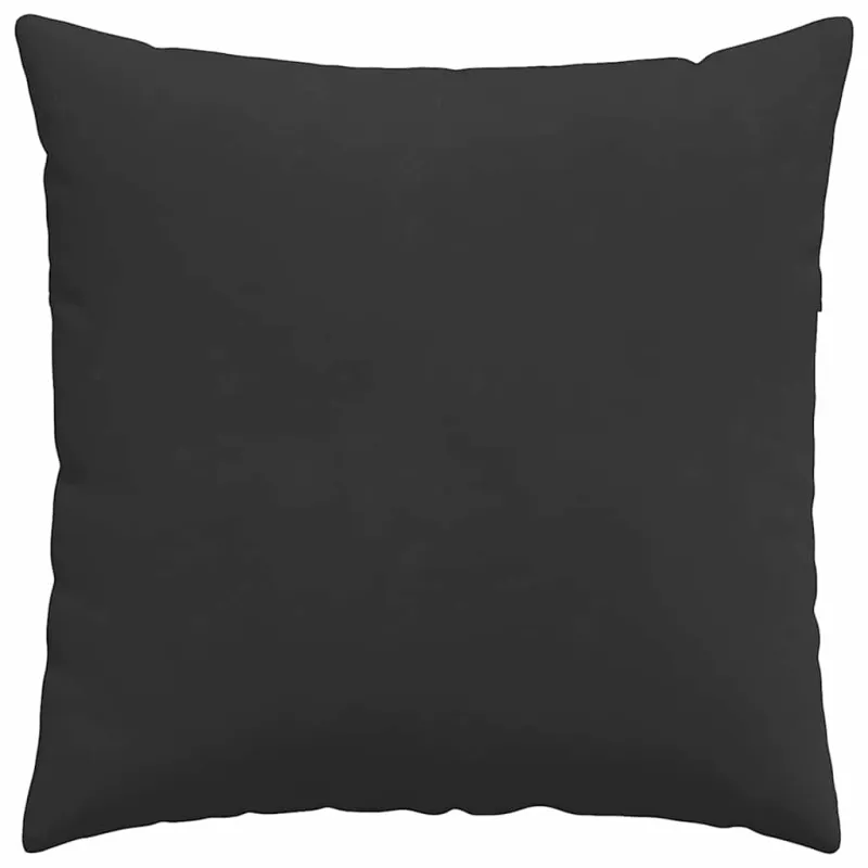 Sofa Pagalvės 2 pcs Juoda 60 x 60 cm audinys