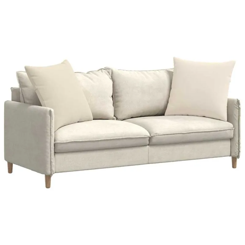 Sofa Pagalvės 2 pcs Smėlio 60 x 60 cm audinys