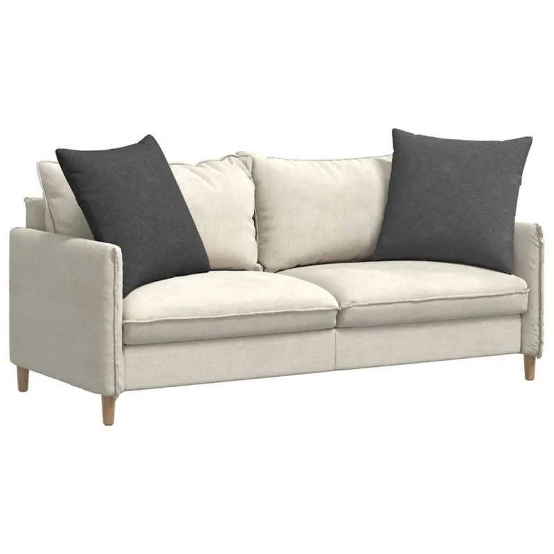 Sofa Pagalvės 2 pcs Tamsiai pilka 60 x 60 cm Kordūrinis audinys
