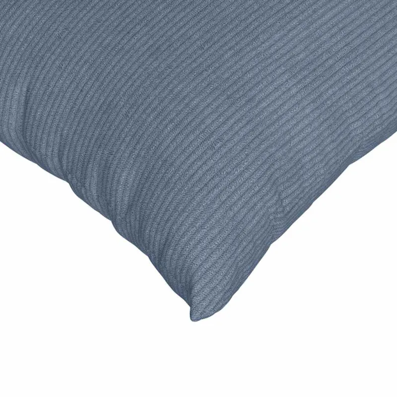 Sofa Pagalvės 2 pcs Mėlyna 60 x 60 cm Kordūrinis audinys