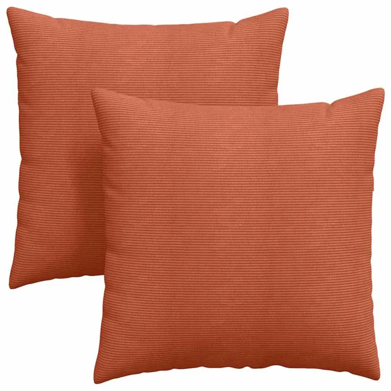 Sofa Pagalvės 2 pcs Raudona oranžinė 60 x 60 cm