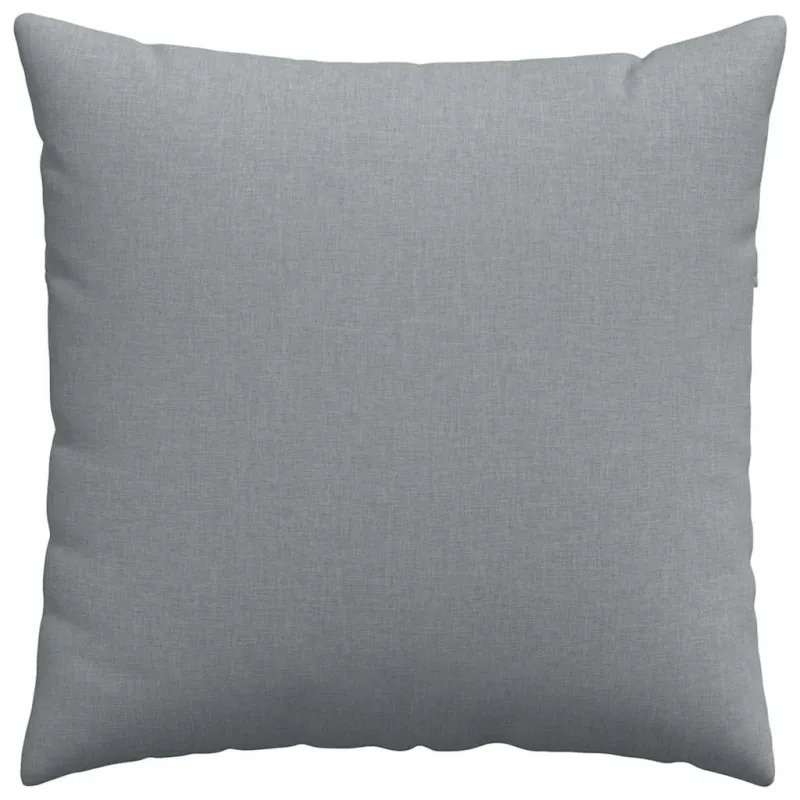 Sofa Pagalvės 2 pcs Šviesiai pilka 80 x 80 cm audinys