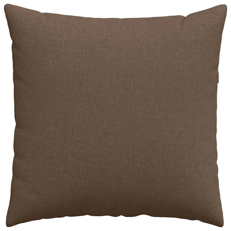 Sofa Pagalvės 2 pcs Ruda 80 x 80 cm audinys
