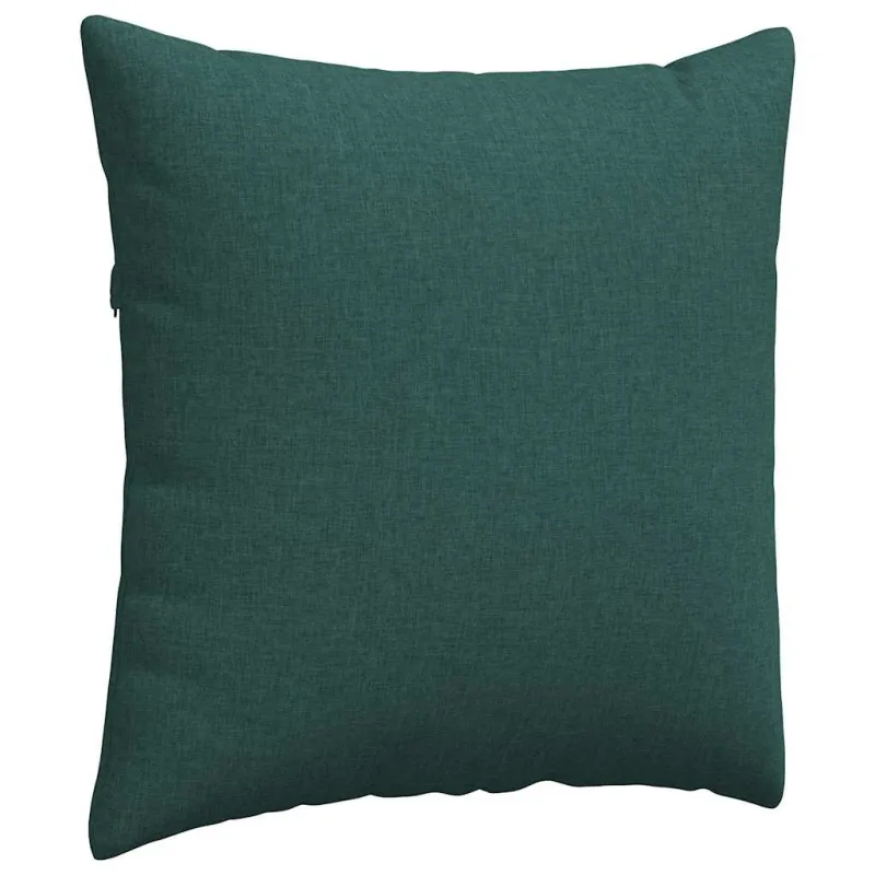 Sofa Pagalvės 2 pcs Tamsiai žalia 80 x 80 cm audinys