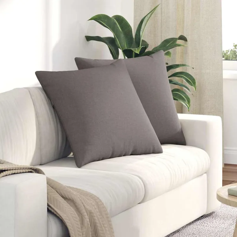 Sofa Pagalvės 2 pcs Tortora 80 x 80 cm audinys