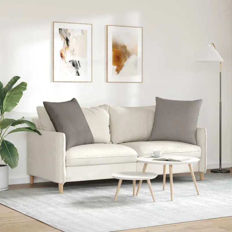 Sofa Pagalvės 2 pcs Tortora 80 x 80 cm audinys