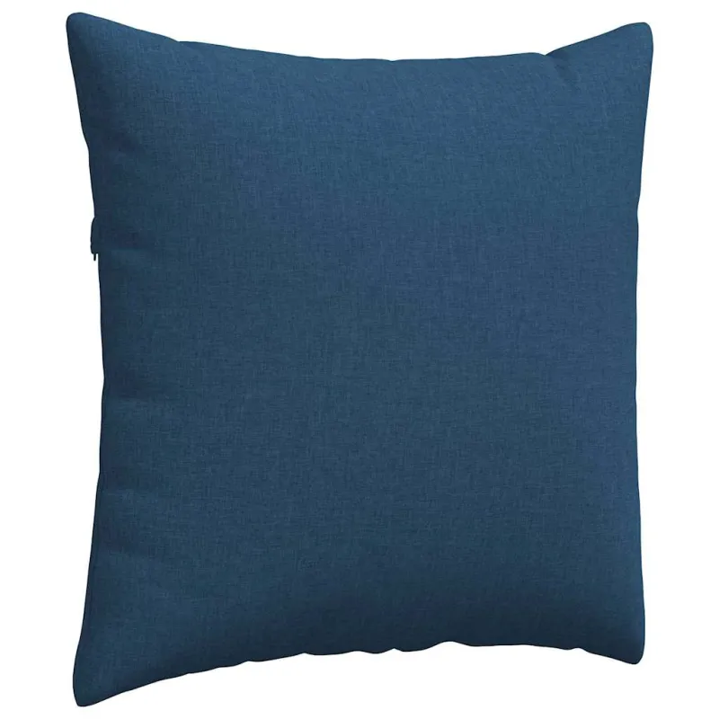 Sofa Pagalvės 2 pcs Mėlyna 80 x 80 cm audinys