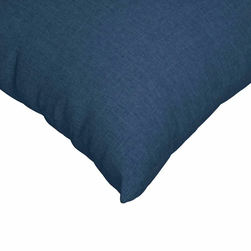 Sofa Pagalvės 2 pcs Mėlyna 80 x 80 cm audinys