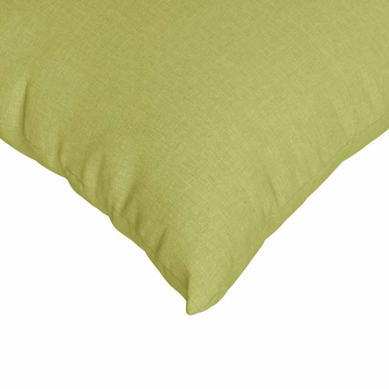 Sofa Pagalvės 2 pcs Šviesiai žalia 80 x 80 cm audinys