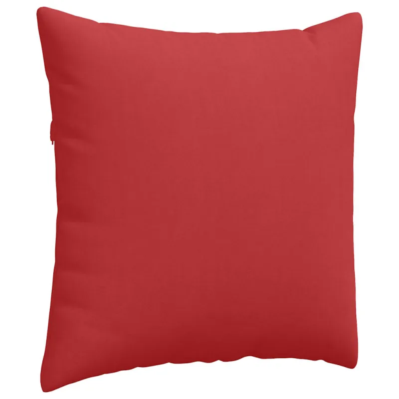Sofa Pagalvės 2 pcs Raudona 80 x 80 cm audinys
