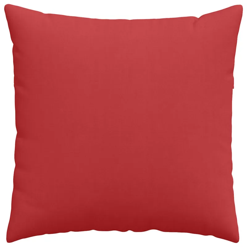 Sofa Pagalvės 2 pcs Raudona 80 x 80 cm audinys