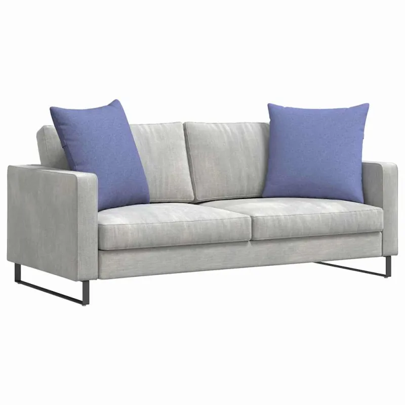 Sofa Pagalvės 2 pcs Džinsinės mėlynos 80 x 80 cm audinys