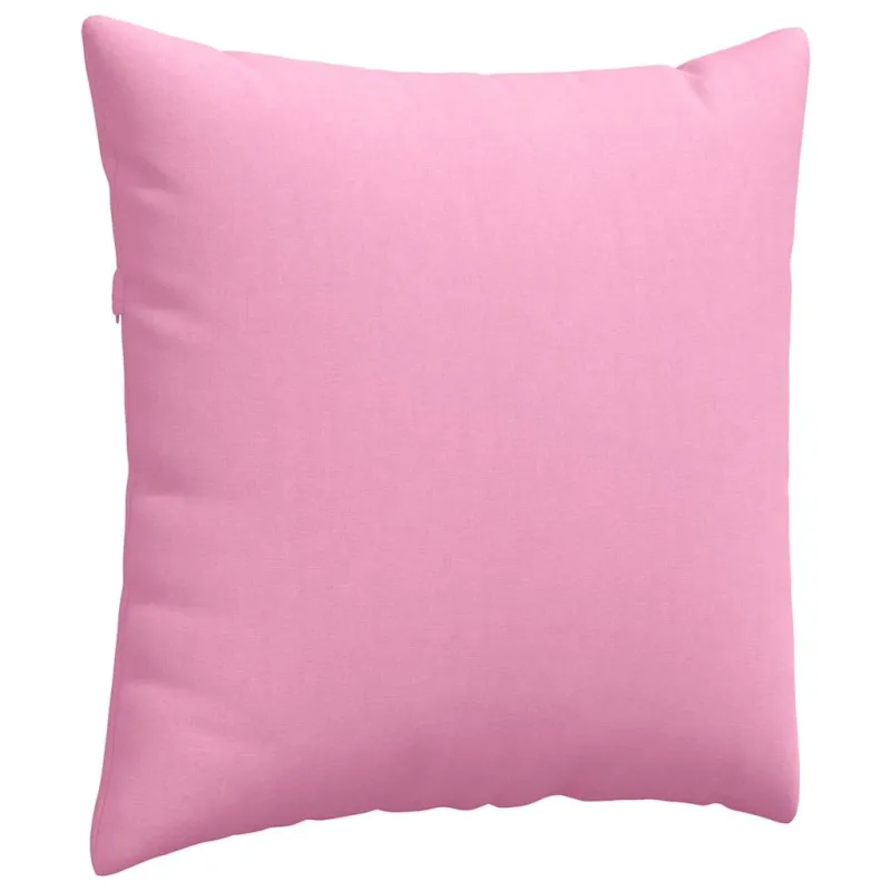 Sofa Pagalvės 2 pcs Rožinė 80 x 80 cm audinys