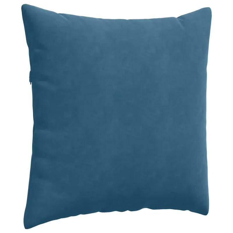 Sofa Pagalvės 2 pcs Mėlyna 80 x 80 cm Kordūrinis audinys