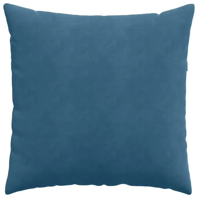 Sofa Pagalvės 2 pcs Mėlyna 80 x 80 cm Kordūrinis audinys