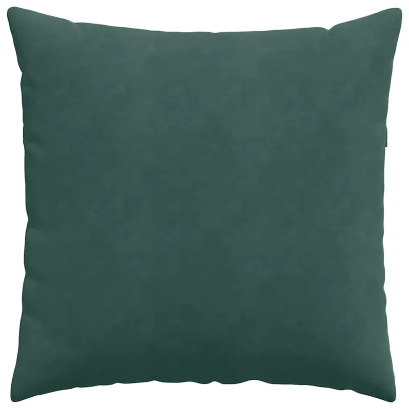 Sofa Pagalvės 2 pcs Tamsiai žalia 80 x 80 cm Kordūrinis audinys
