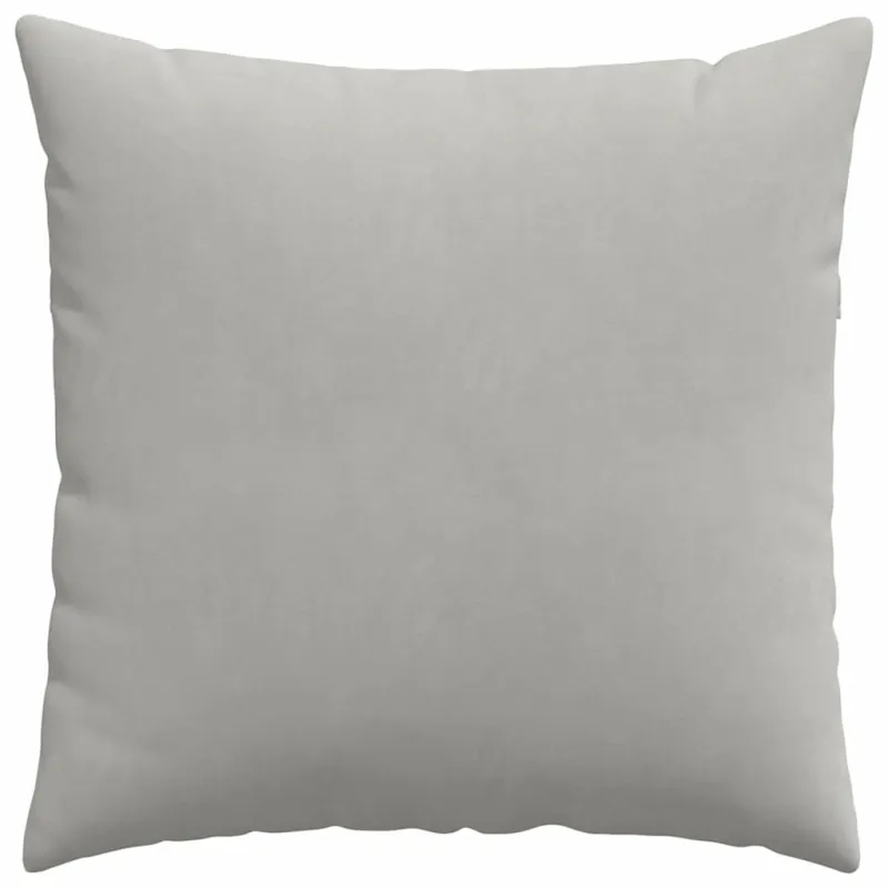 Sofa Pagalvės 2 pcs Šviesiai pilka 80 x 80 cm audinys