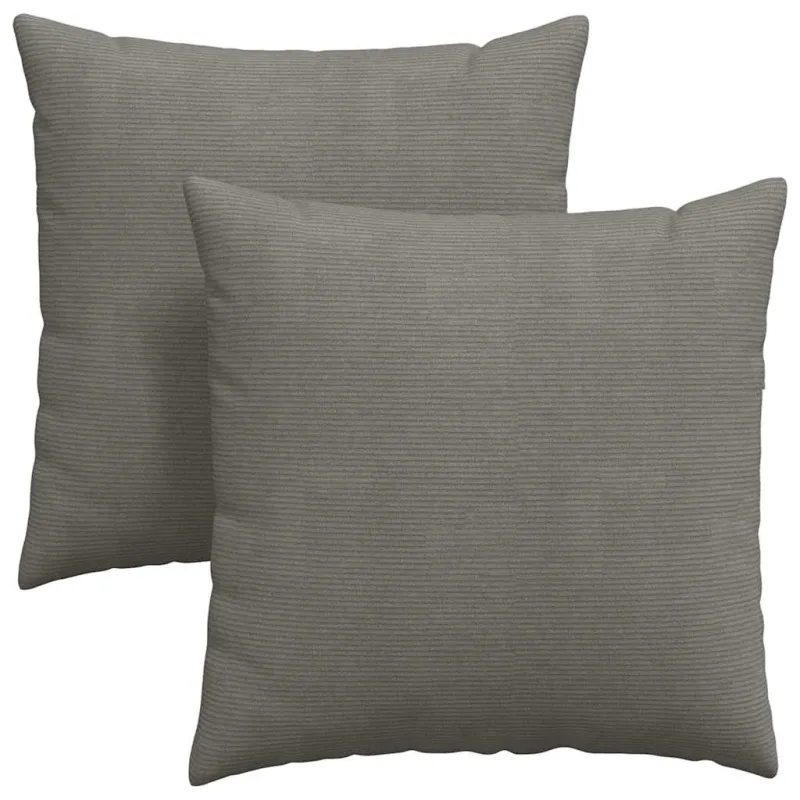 Sofa Pagalvės 2 pcs Šviesiai pilka 80 x 80 cm