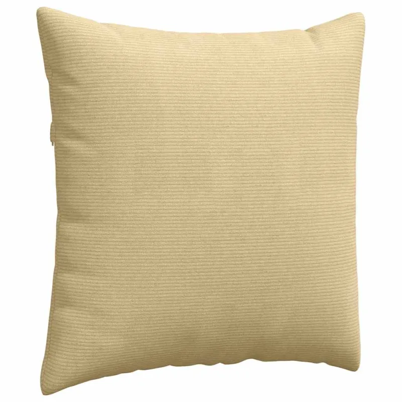 Sofa Pagalvės 2 pcs Pilkai žalia 80 x 80 cm Kordūrinis audinys