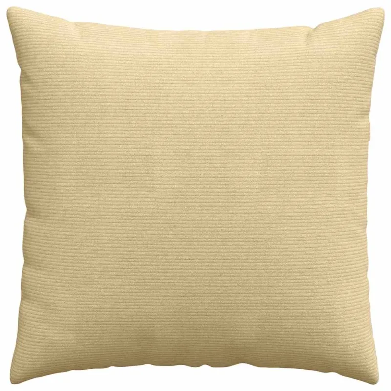 Sofa Pagalvės 2 pcs Pilkai žalia 80 x 80 cm Kordūrinis audinys
