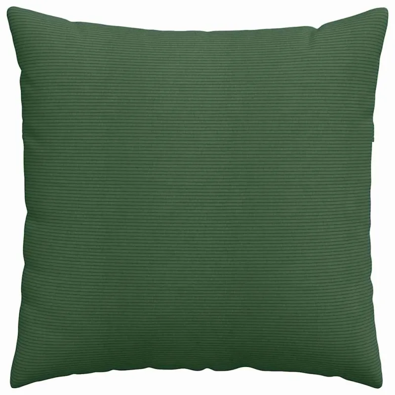 Sofa Pagalvės 2 pcs Tamsiai žalia 80 x 80 cm Kordūrinis audinys