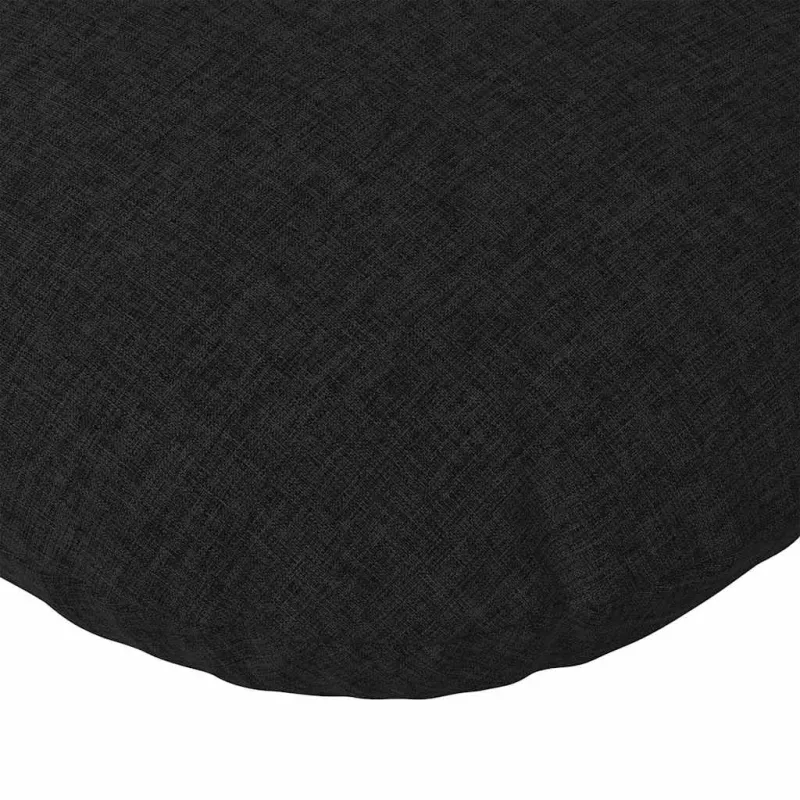 Sėdynių pagalvėlės 2 pcs Juoda Ø30 x 13 cm audinys