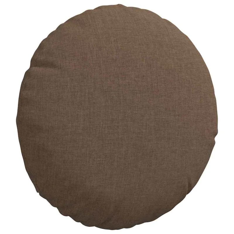 Sėdynių pagalvėlės 2 pcs Ruda Ø30 x 13 cm audinys