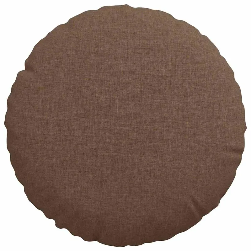 Sėdynių pagalvėlės 2 pcs Ruda Ø30 x 13 cm audinys