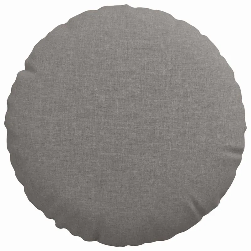 Sėdynių pagalvėlės 2 pcs Taupe Ø30 x 13 cm audinys