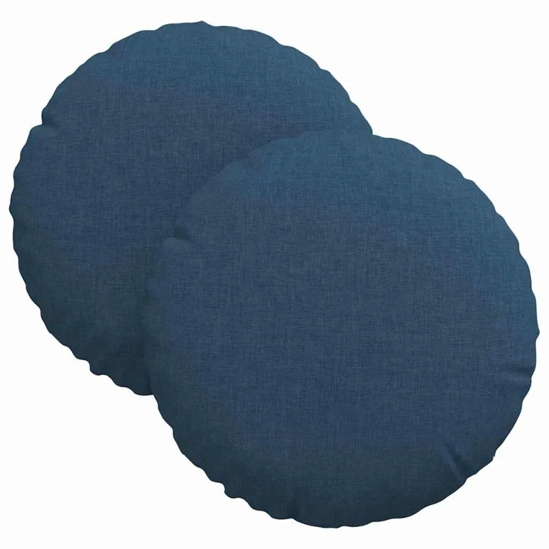 Sėdynių pagalvėlės 2 pcs Mėlyna Ø30 x 13 cm audinys