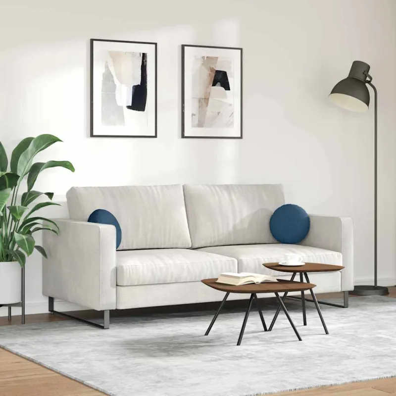 Sėdynių pagalvėlės 2 pcs Mėlyna Ø30 x 13 cm audinys