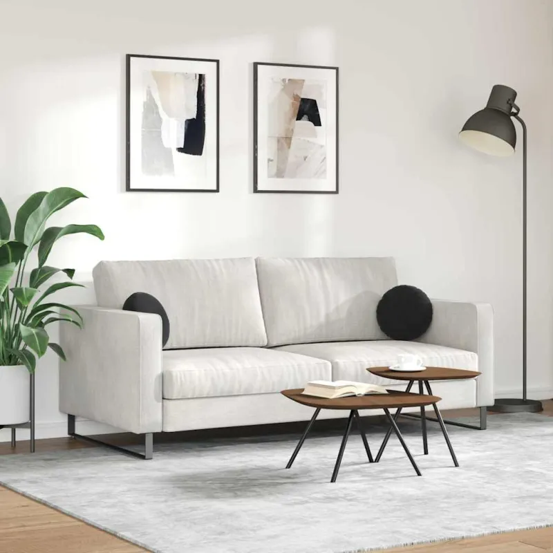 Sėdynių pagalvėlės 2 pcs Juoda Ø30 x 13 cm Aksomas