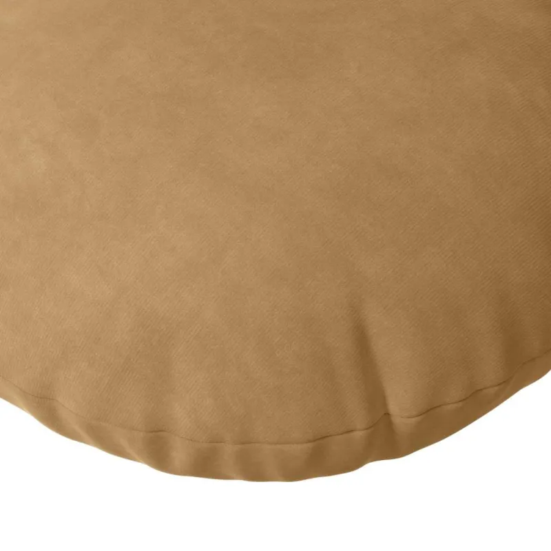 Sėdynių pagalvėlės 2 pcs Ruda Ø30 x 13 cm Aksomas